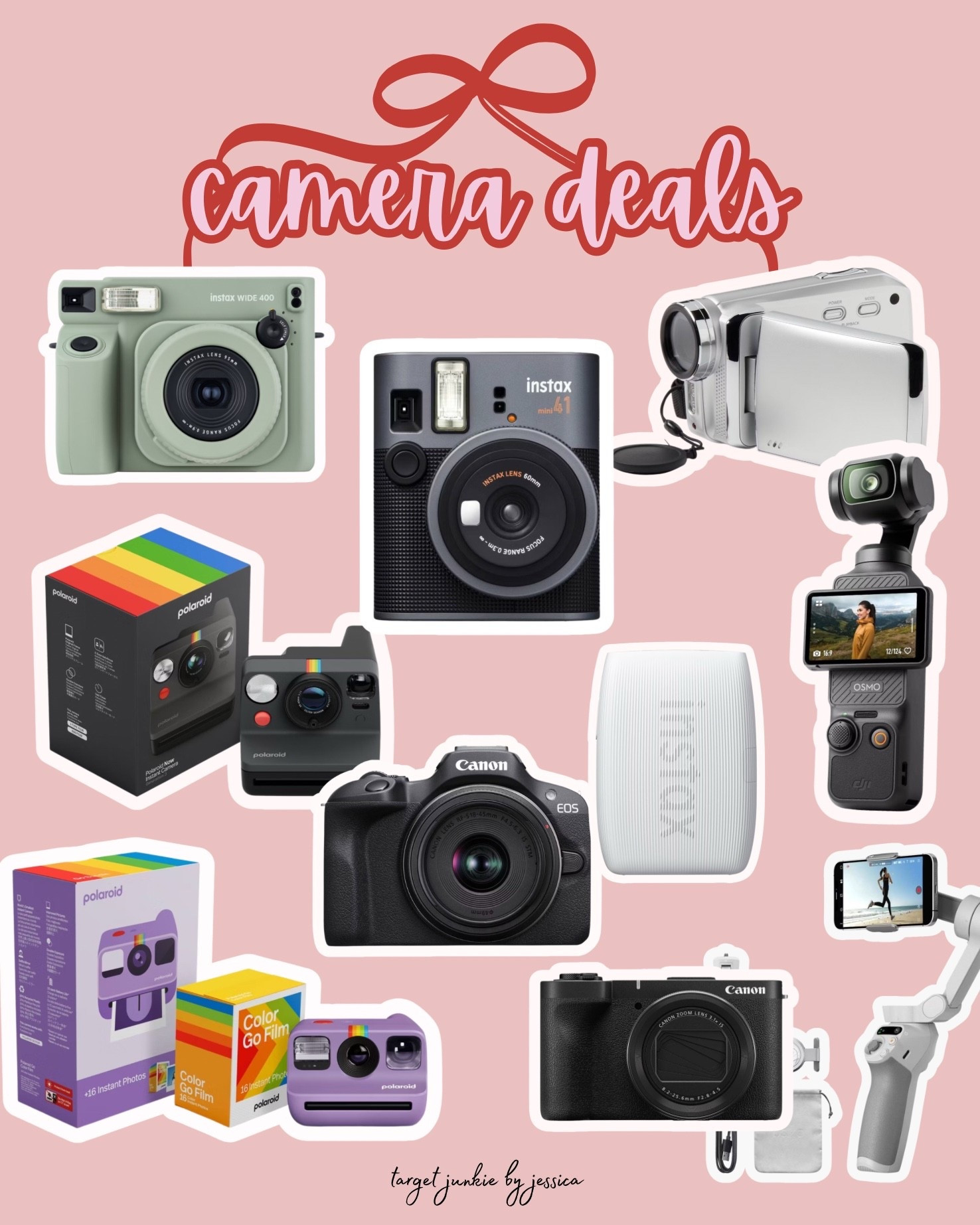 Camera deals at Target 

Target deals, Target sale, gift ideas, camera 

#LTKSaleAlert #LTKCyberWeek