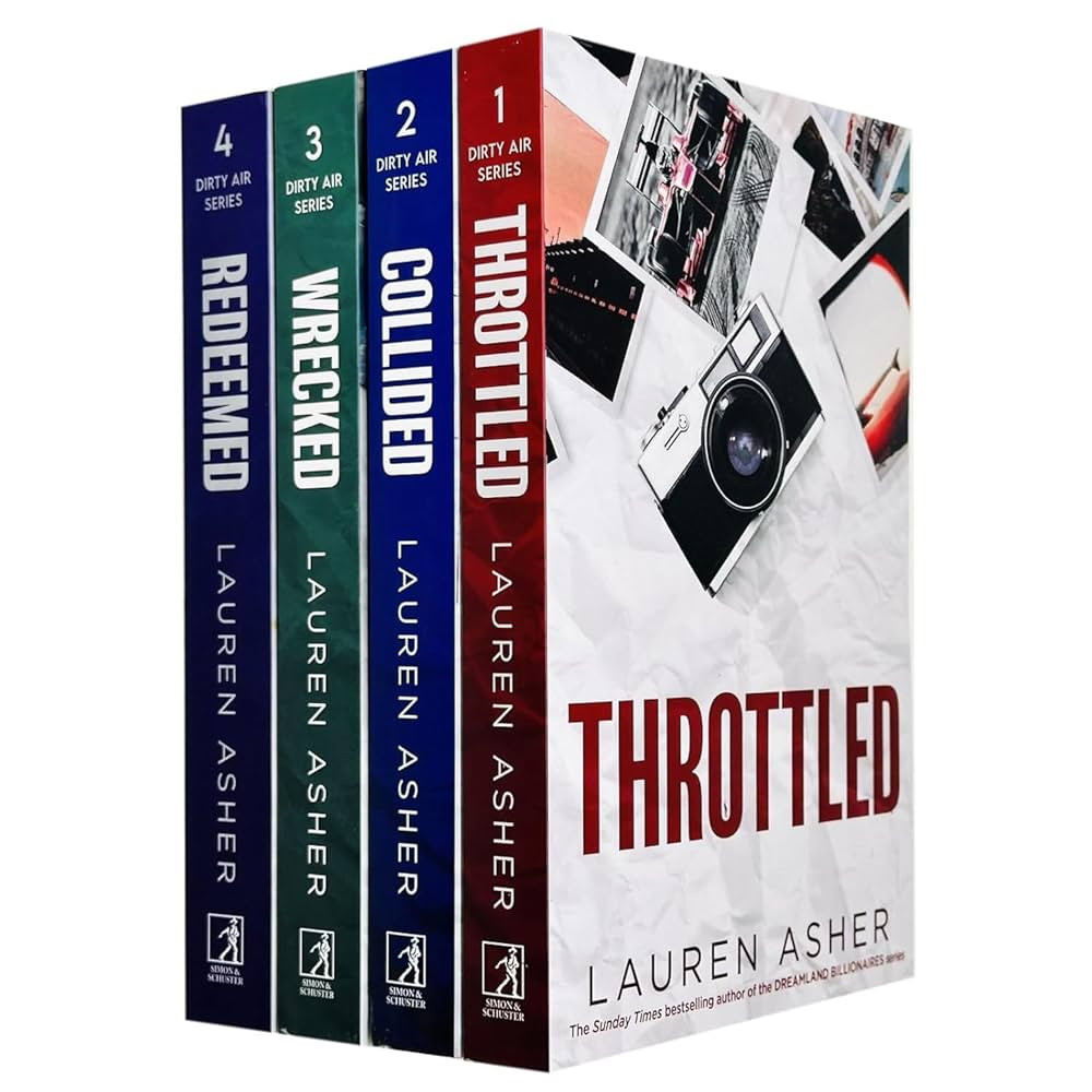 The Dirty Air Series 1-4 Books Collection Set By Lauren Asher (Throttled, Collided, Wrecked & Red... | Amazon (US)