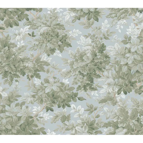 A-Street Prints Greenwood Light Blue Deciduous Wallpaper | Bed Bath & Beyond