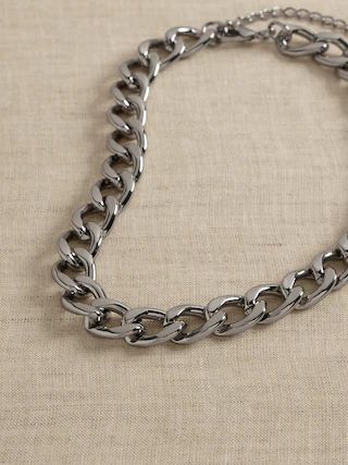 Thick Curb Chain Necklace | Banana Republic Factory
