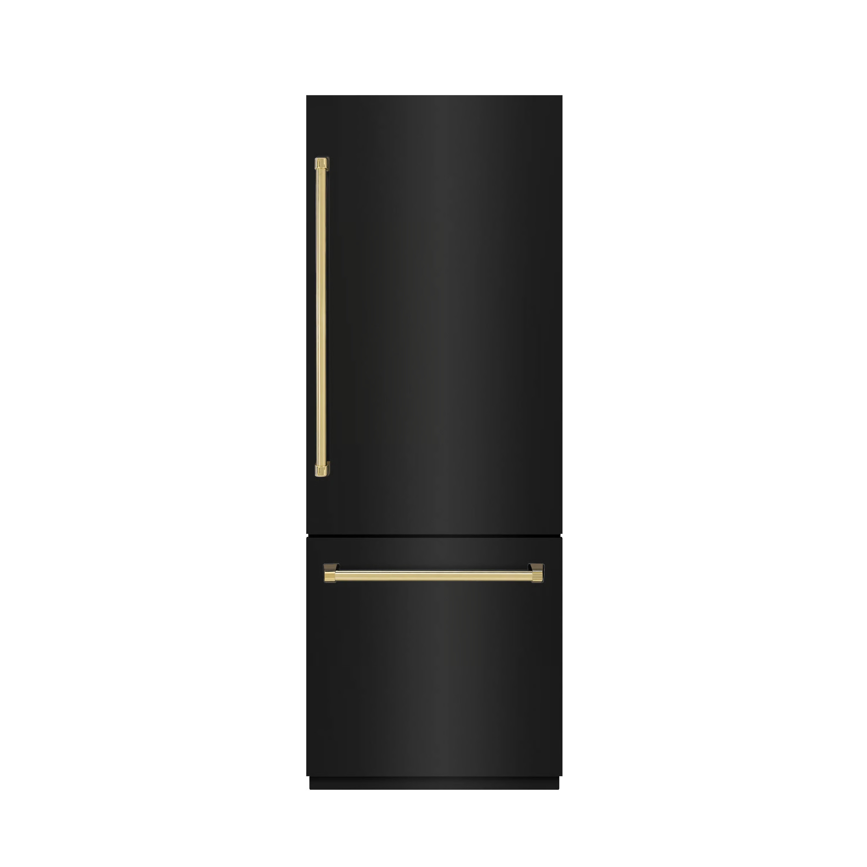 ZLINE Autograph Edition 30 in. 16.1 cu. ft. Built-In Bottom Freezer Refrigerator with Water Dispe... | Wayfair North America