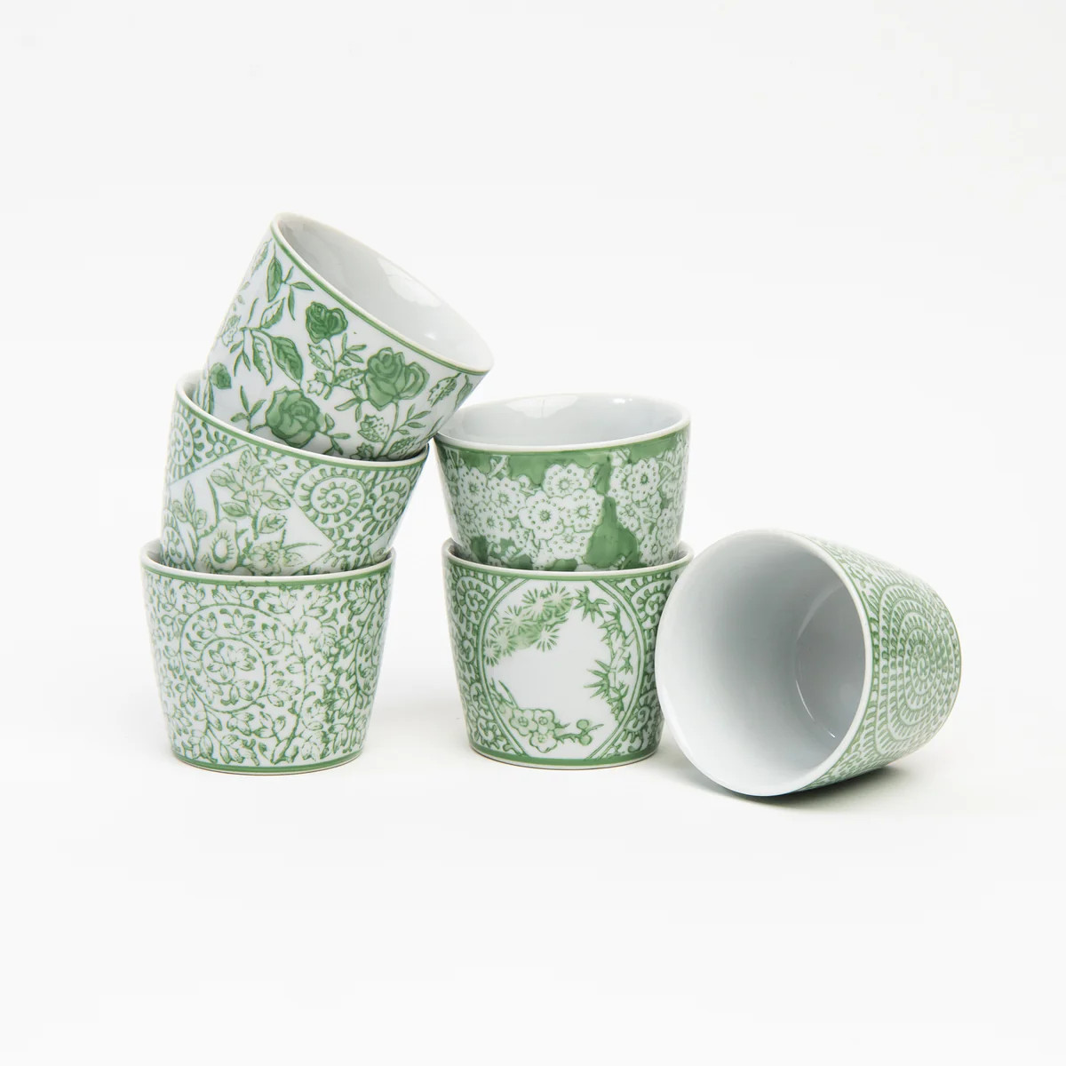 Mini Countryside Cachepots in Green | The Addison West