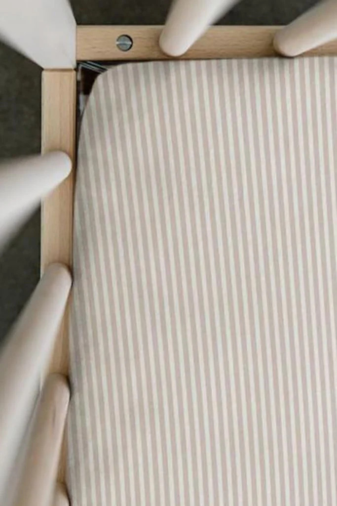 CRIB SHEET - Neutral Stripe | Solly Baby