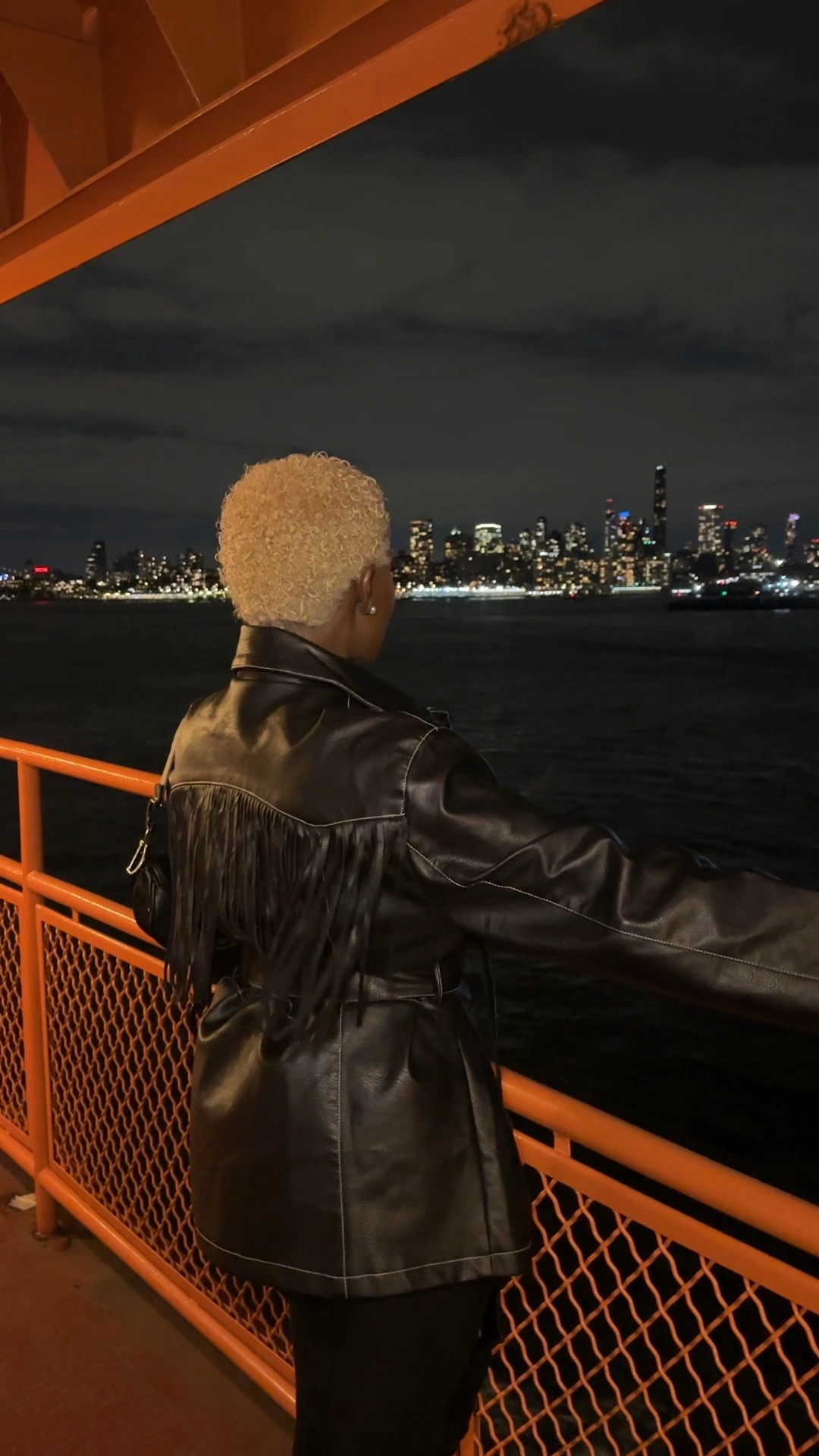 This leather jacket is everything! I love the fringes all around and the side pockets are a great addition. Plus the tie wrap in the middle help bring out your shape. Depending on how you style it, you can wear it multiple ways! 

#LTKstyletip #LTKHoliday #LTKSeasonal