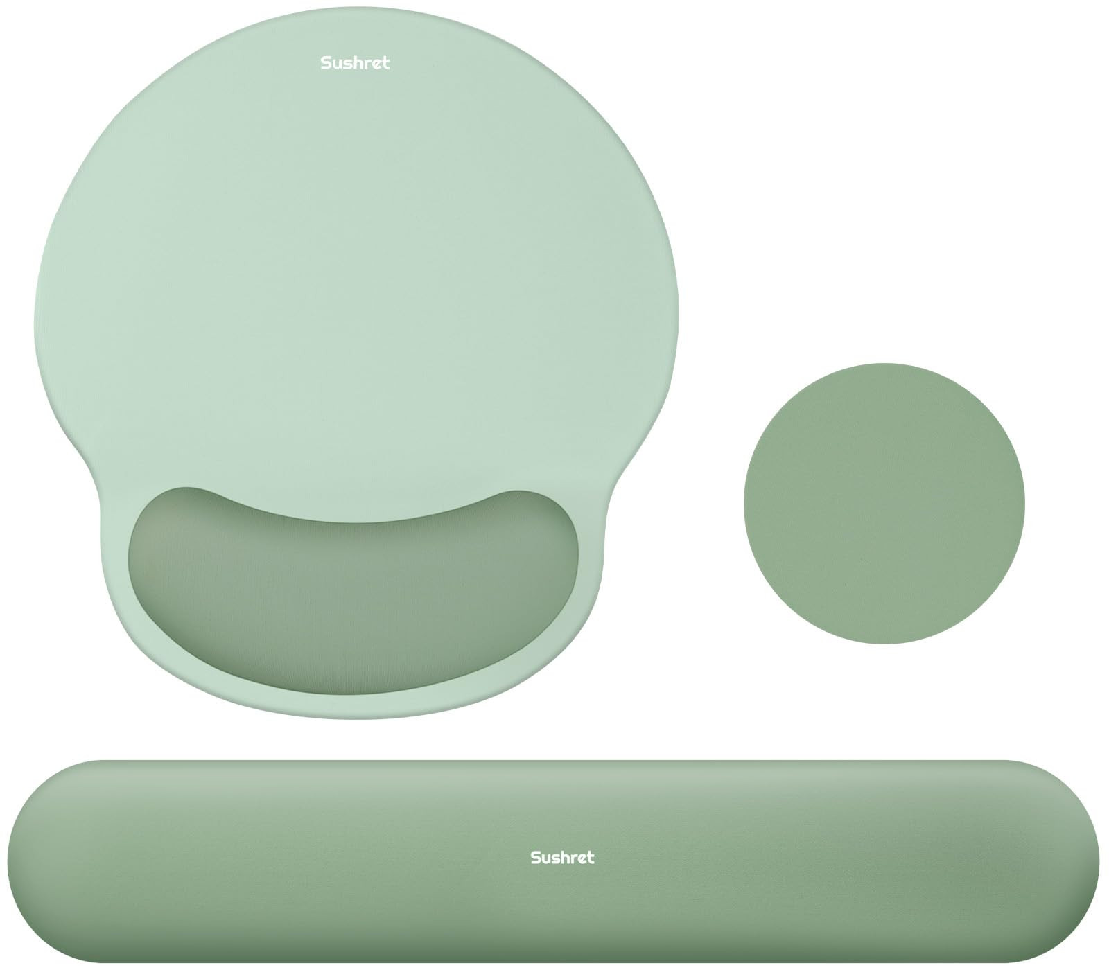 Mouse Pad and Keyboard Wrist Rest, 3-in-1 Gel Memory Foam Ergonomic Mouse Pad with Wrist Rest Set... | Amazon (US)
