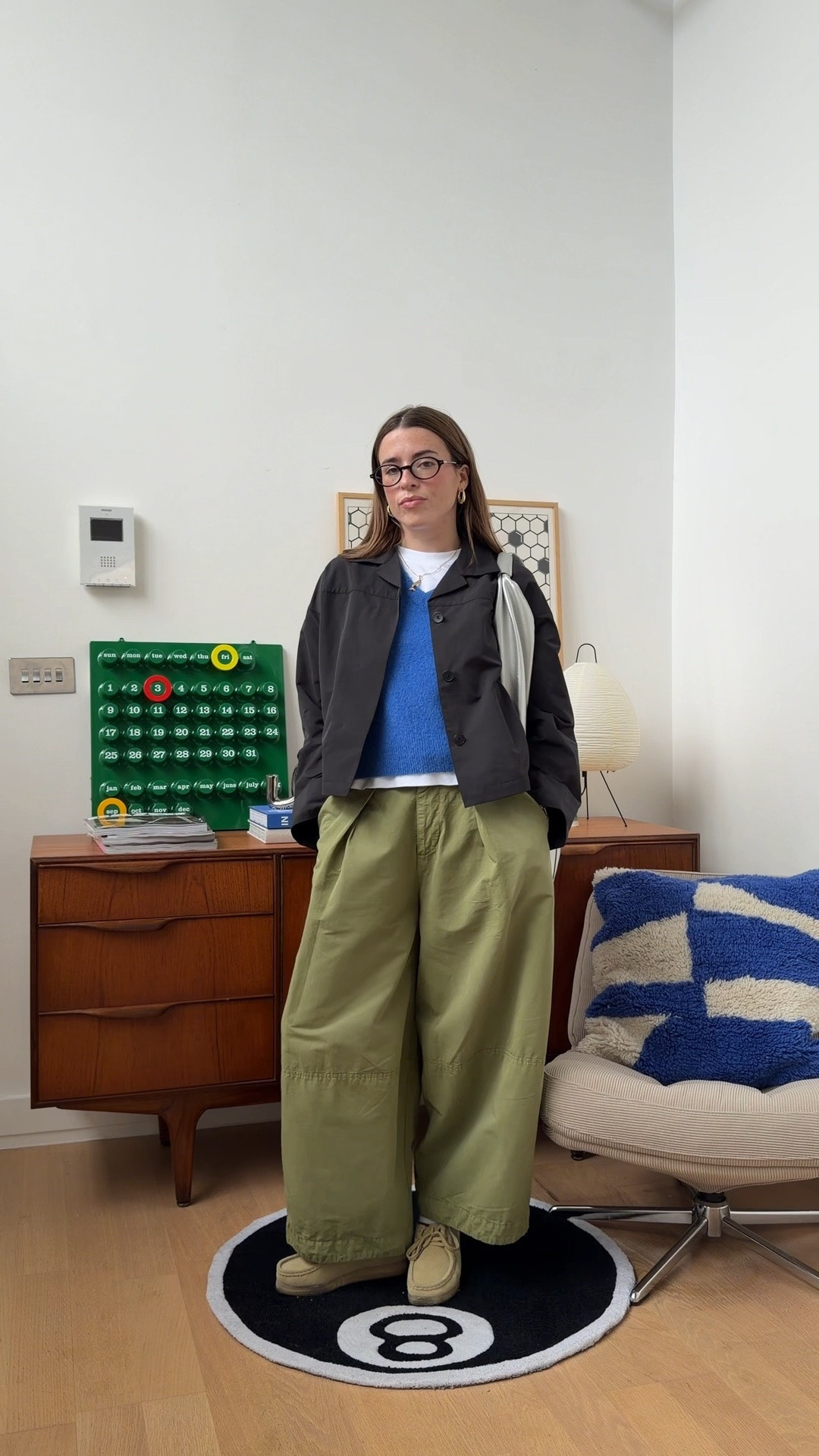 Autumn outfit, green trousers, sweater vest, Clarks Wallabee

#LTKautumn #LTKeurope #LTKstyletip