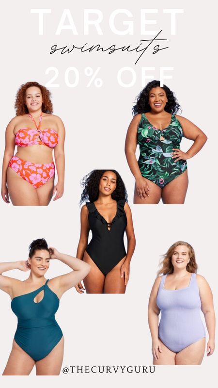 Target circle deal! 20% off swimsuits! Here are a few of my favorites that come in plus size!

#LTKSpringSale #LTKplussize #LTKfindsunder50