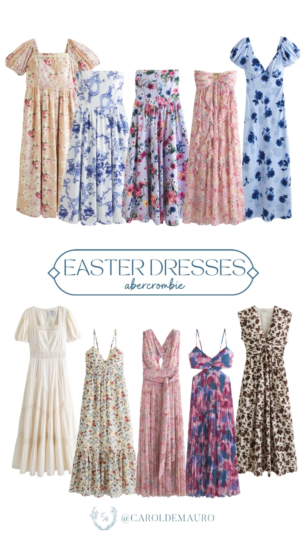 Here are some list of gorgeous dresses you're gonna love to wear for Easter and for the rest of the season! If you love a puff sleeve dress, tube dress, pleated, sleeveless, or floral ones, check out these pieces from Abercrombie.

spring outfits 2026, vacation look, formal wear, party dresses, easter dress women, petite fashion, soft girl aesthetic, pinterest inspo

#LTKSeasonal #LTKootd #LTKU