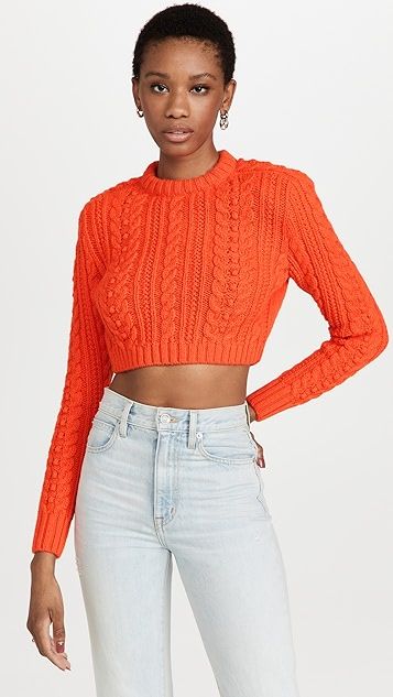 Wool Cropped Sweater | Shopbop