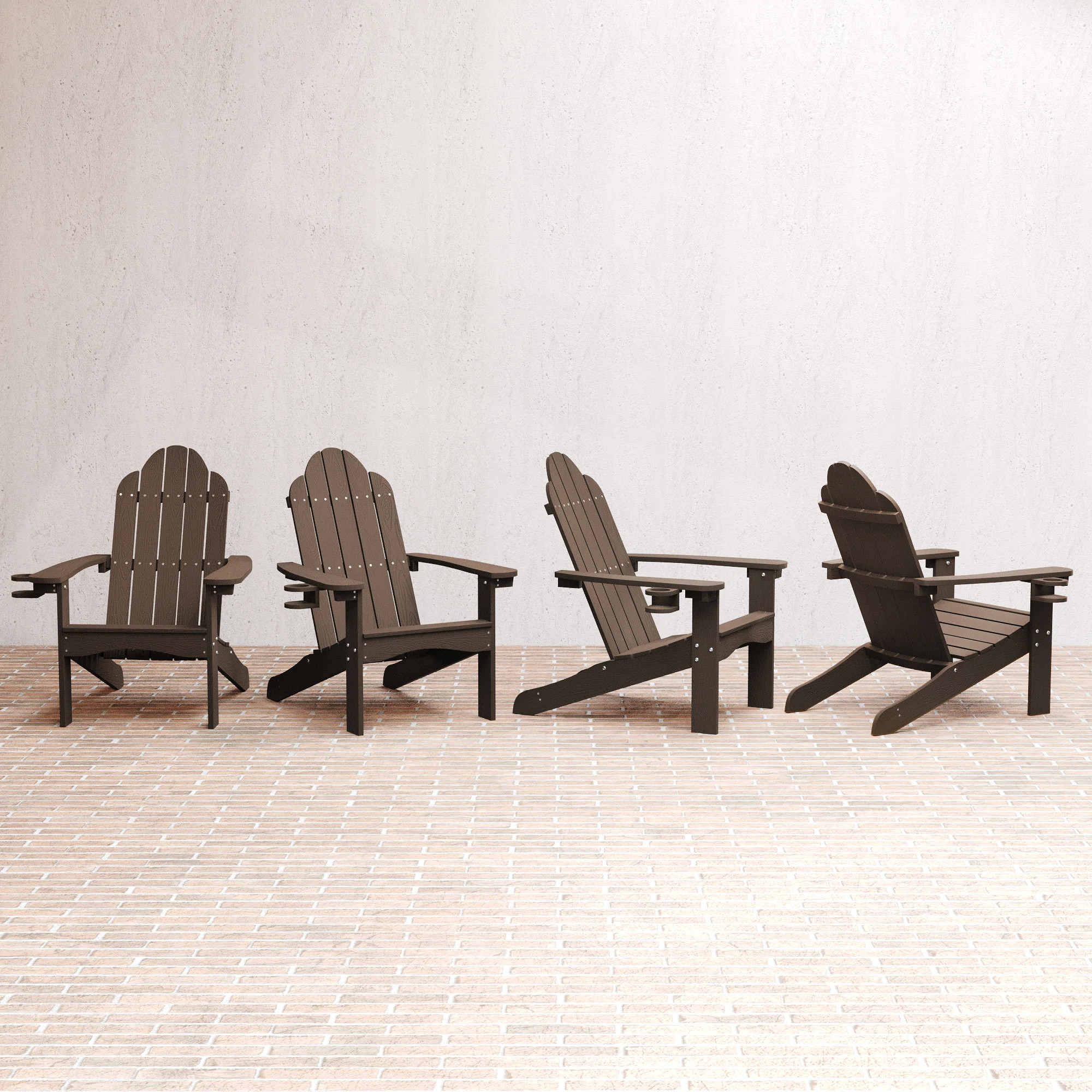 Reyer Adirondack Chair (Set of 4) | Wayfair North America