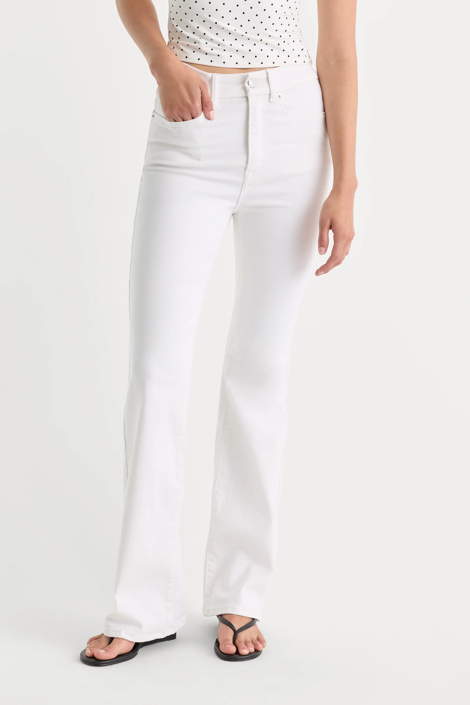 ALWAYS FITS GOOD CLASSIC BOOTCUT JEANS | WHITE | Good American