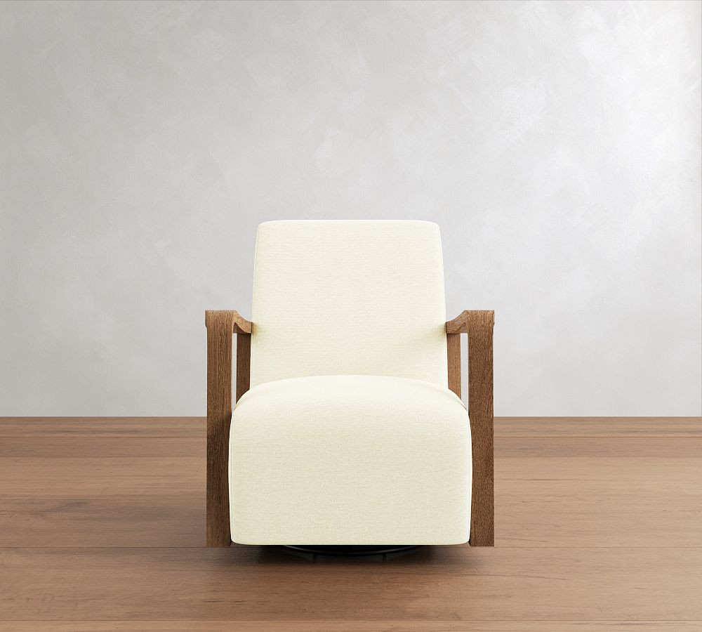 Atwood Swivel Chair | Pottery Barn (US)