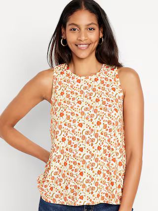 Luxe Sleeveless Top for Women | Old Navy (US)