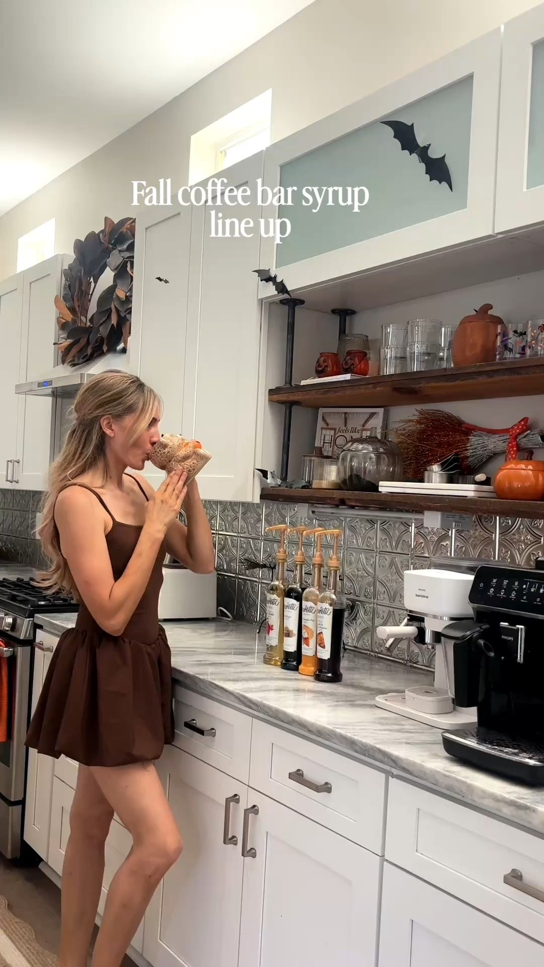 Coffee bar syrup must haves for fall #ltkhome #fallseason #homefinds #fallcoffee