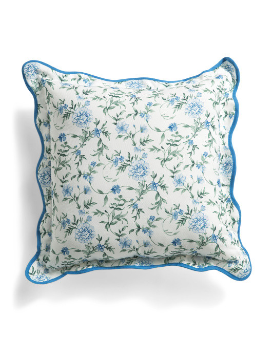 18x18 Lumanduo Floral Outdoor Pillow | TJ Maxx