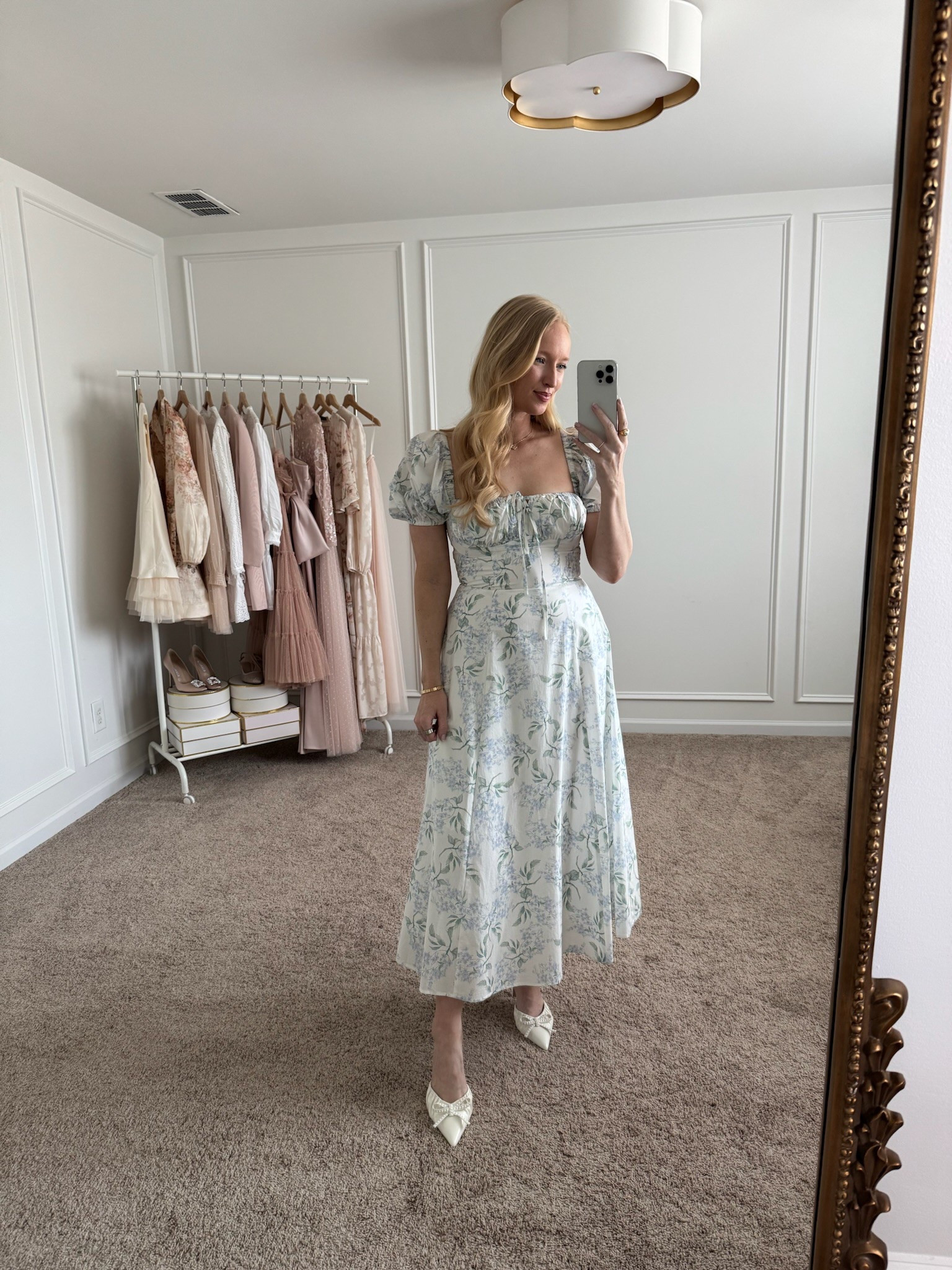 Pretty spring event dress! This would be perfect for Easter, a shower, bridal lunch, or even Mother’s Day! Dress runs TTS. Spring dresses // event dresses // Easter dresses // shower dresses // brunch dresses // Mother’s Day dresses // wedding guest dresses 

#LTKSeasonal #LTKStyleTip