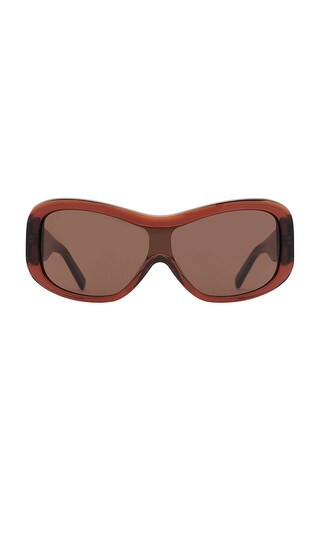 Nina Sunglasses in Transparent Rust | Revolve Clothing (Global)