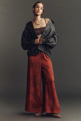FARM Rio Printed Wide-Leg Pants | Anthropologie (US)