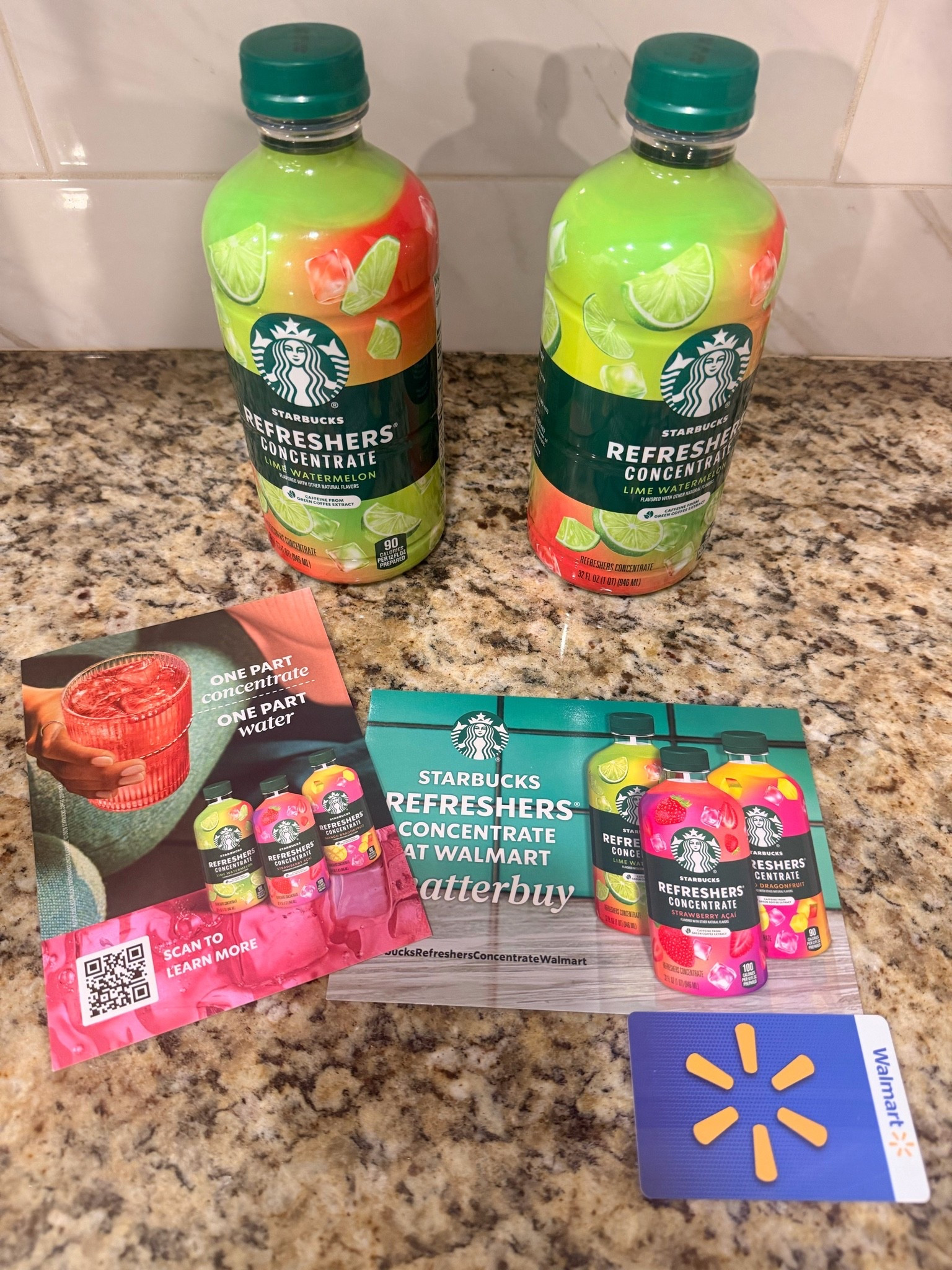 Got for free a Walmart gift card to purchase both these Starbucks refreshers today .  Cant wait to try @walmart #walmartpartner

#LTKSaleAlert