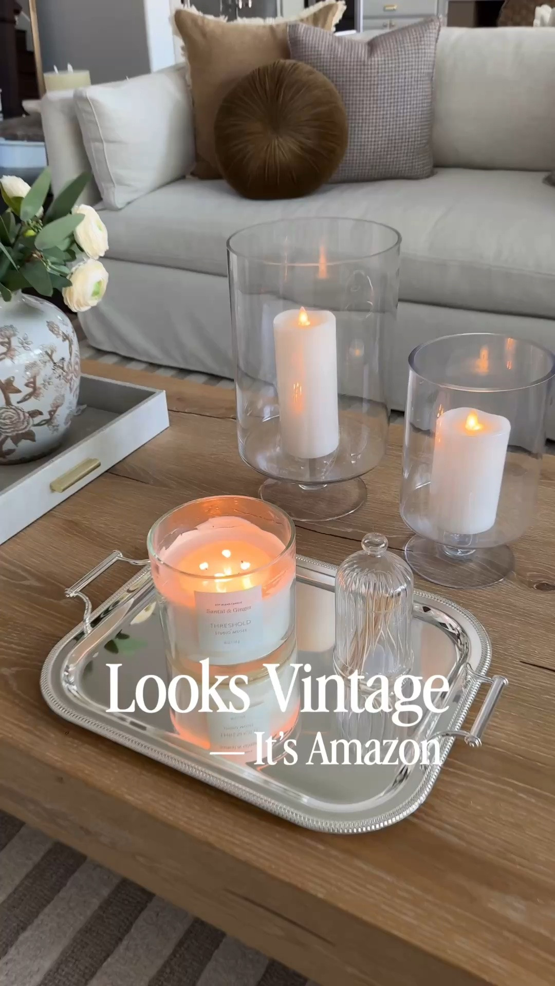 This silver tray is a wow moment. The intricate detailing gives it that collected, vintage look without the vintage-store hunt. Elegant, timeless, and one of those pieces that instantly makes everything styled on top look more expensive. And yes—she’s on sale.

#LTKHome #LTKSeasonal #LTKstorytime