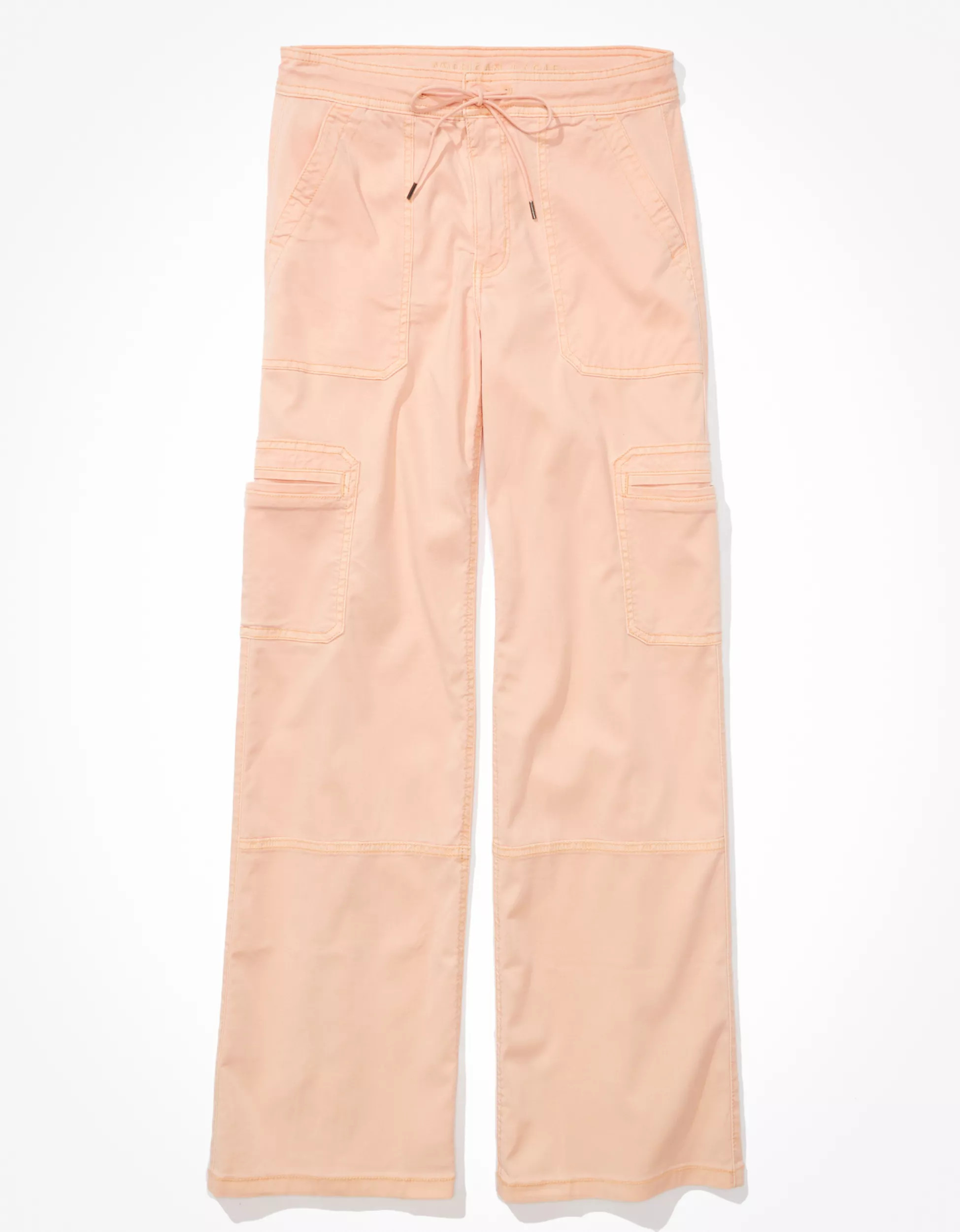 AE Dreamy Drape Stretch Super High-Waisted Baggy Wide-Leg Pant | American Eagle Outfitters (US & CA)