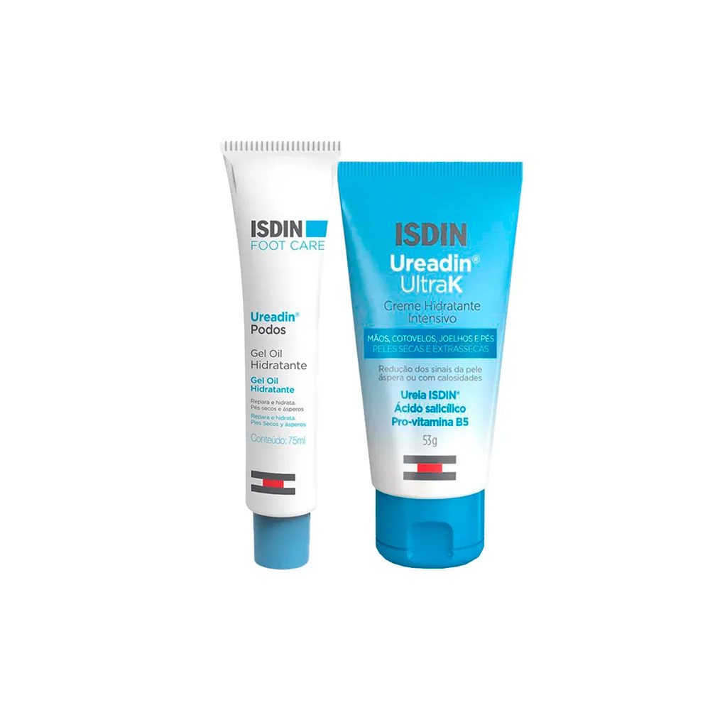 Kit Isdin Corporal Ureadin - Creme Hidratante Corporal 53 g + Creme Hidratante para os Pés 102 g | Amobeleza (BR)