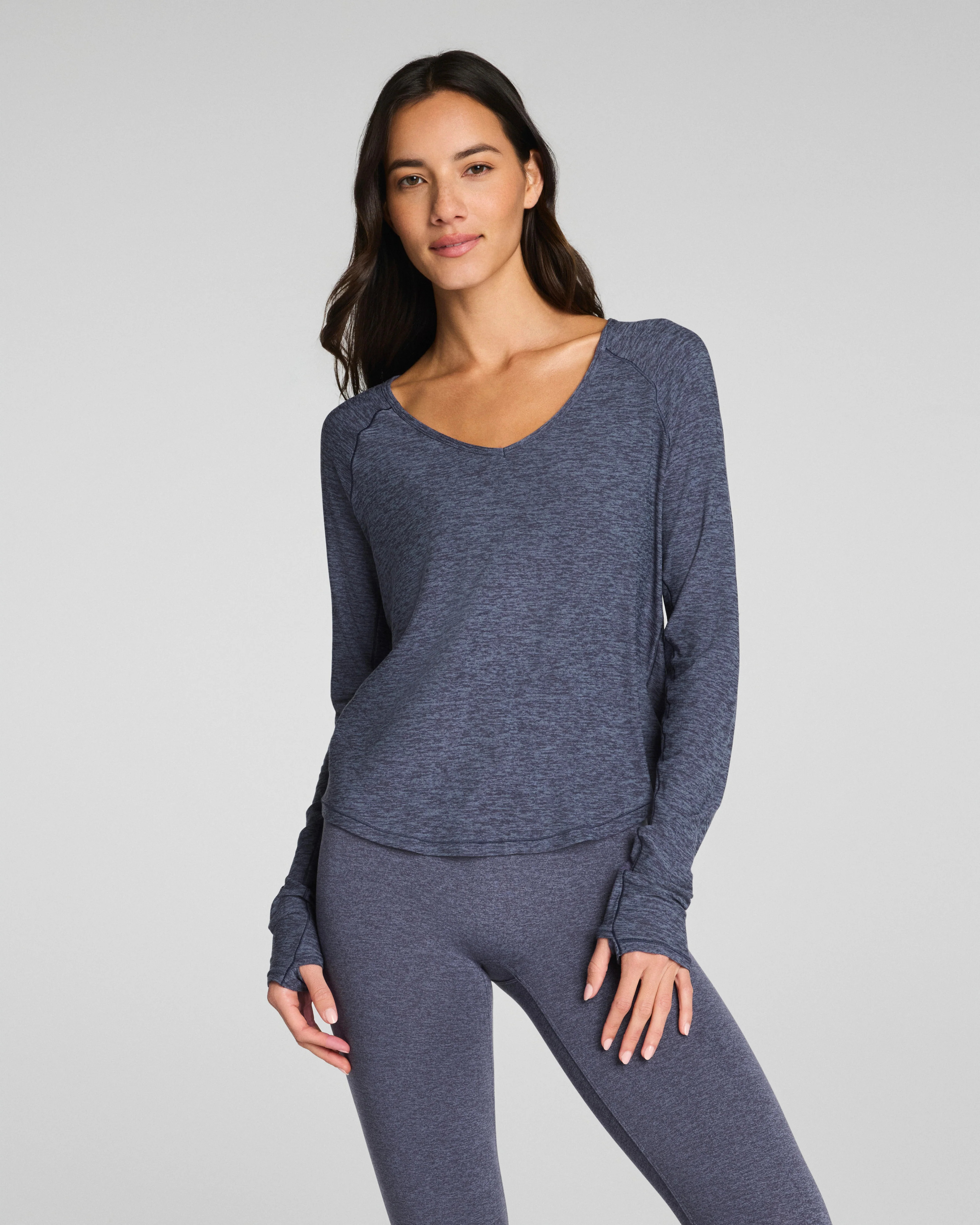 V-Neck Long Sleeve Top | Spanx