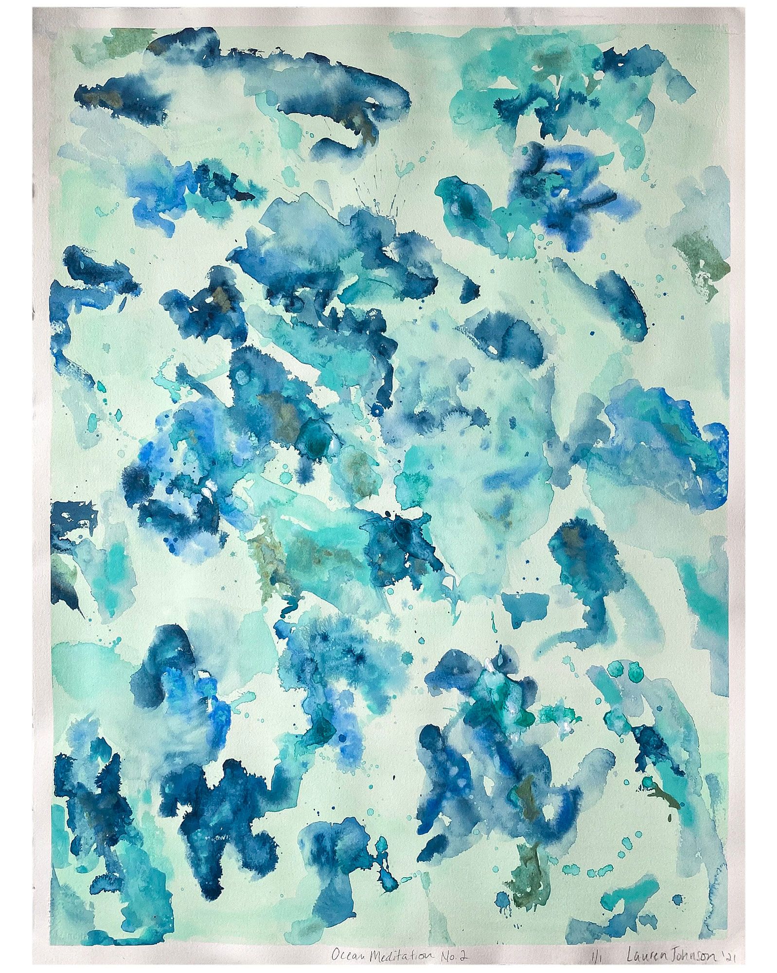 "Ocean Meditation no. 2" by Lauren Johnson | Serena and Lily
