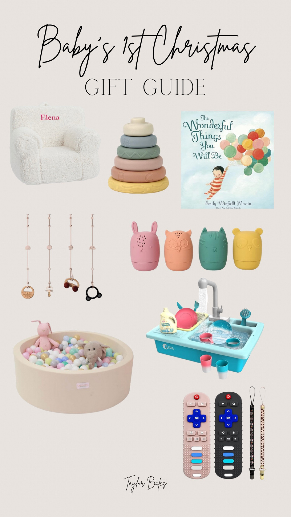 Baby’s First Christmas gift idea list! Some of these things Charlee still uses and loves. Especially the chair and the kitchen sink! 

Gift guide - Holiday shopping - Gift guide for baby - Holiday gifts - baby gift ideas - baby’s first Christmas - baby gift guide 

#LTKSeasonal #LTKHoliday #LTKGiftGuide
