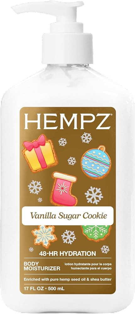 Hempz New Body Moisturizer, Body Lotion, Vanilla Sugar Cookie, 17 fl.oz. | Amazon (US)