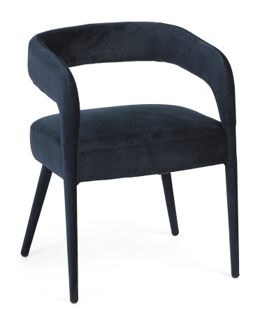 Carrie Fully Upholstered Cantilevered Back Dining Chair | TJ Maxx