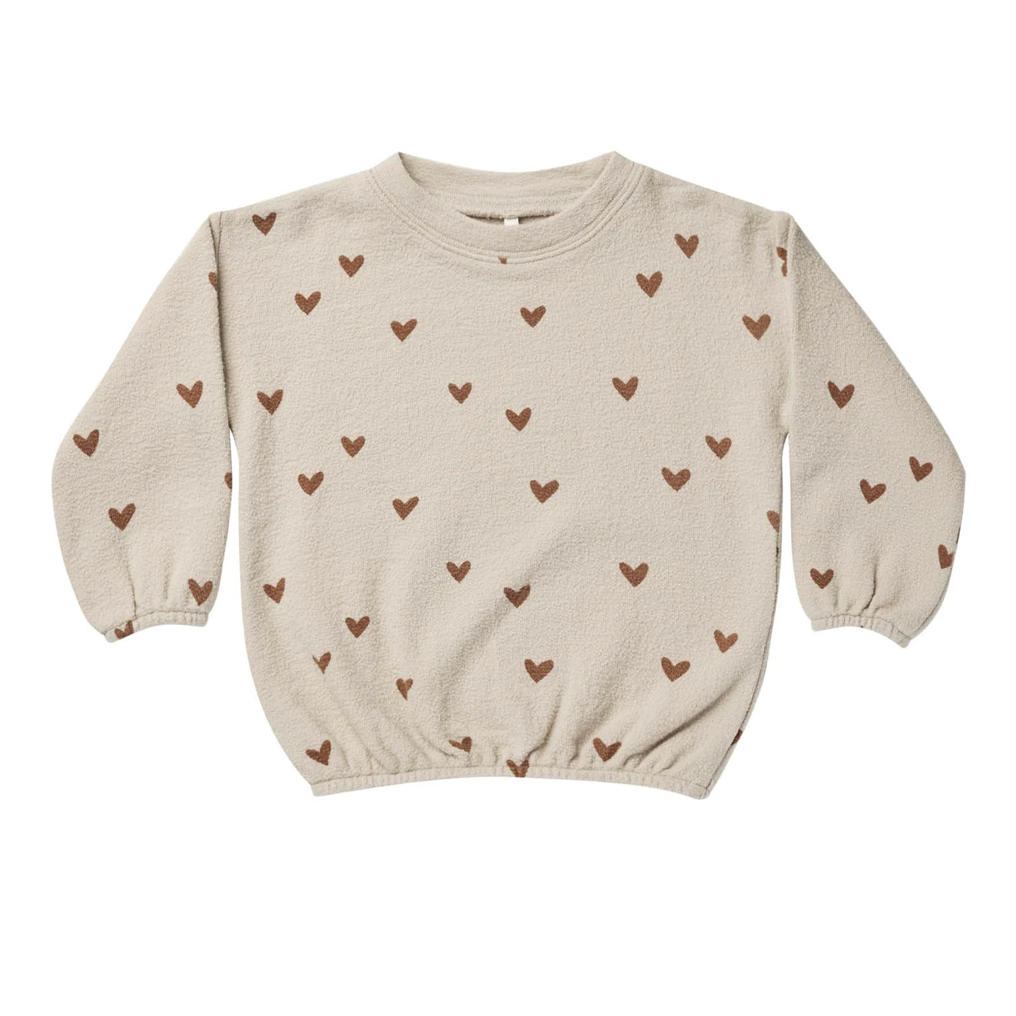 Rylee & Cru Slouchy Pullover, Hearts | SpearmintLOVE
