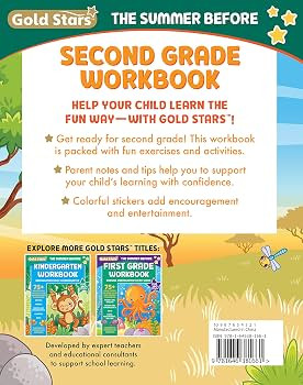 The Summer Before Second Grade School Workbook: Bridging First Grade to Second Grade for Kids Age... | Amazon (US)