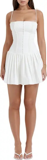 Marcy Pintuck Corset BodiceMinidress | Nordstrom