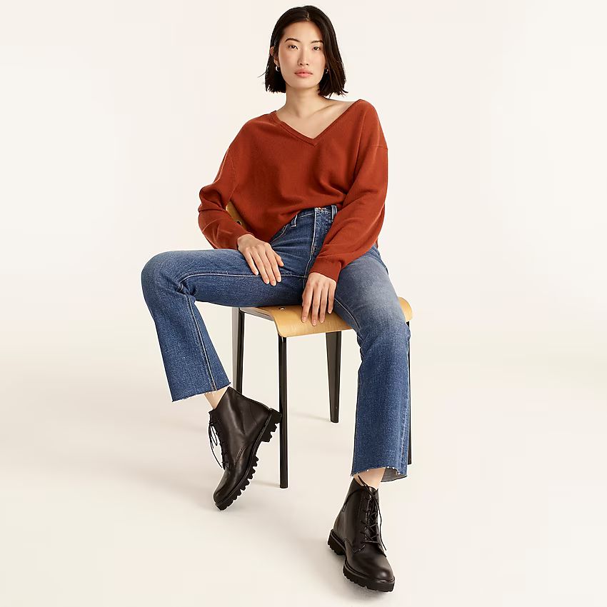 10"  demi-boot crop jen in Ocean wash | J.Crew US