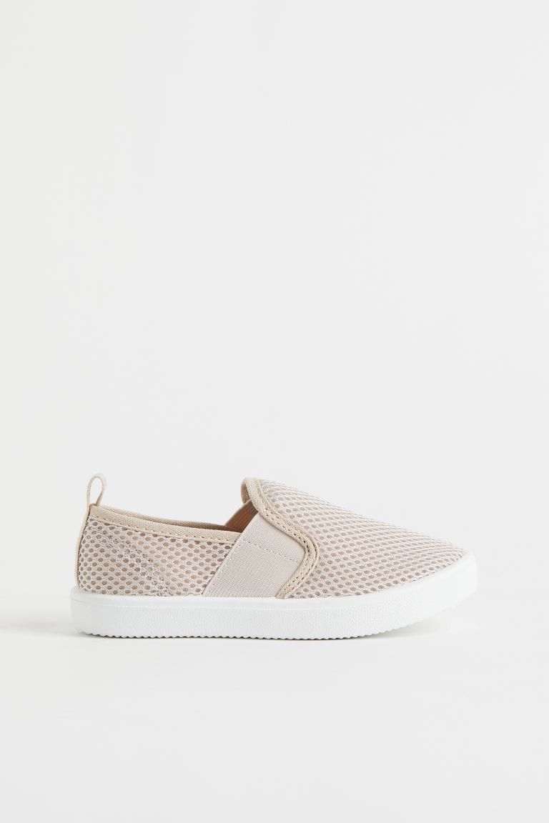 Slip-on trainers - Light beige - Kids | H&M GB | H&M (UK, MY, IN, SG, PH, TW, HK)