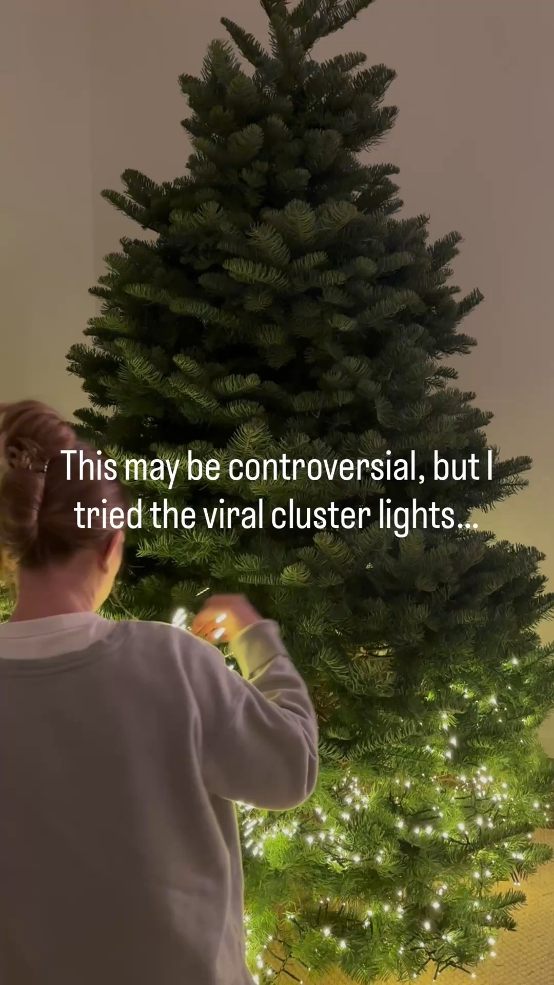 Hear me out, I wanted to love the viral cluster lights so much but nothing beats the warmth of incandescent! 

#LTKSeasonal #LTKHoliday #LTKdayinmylife