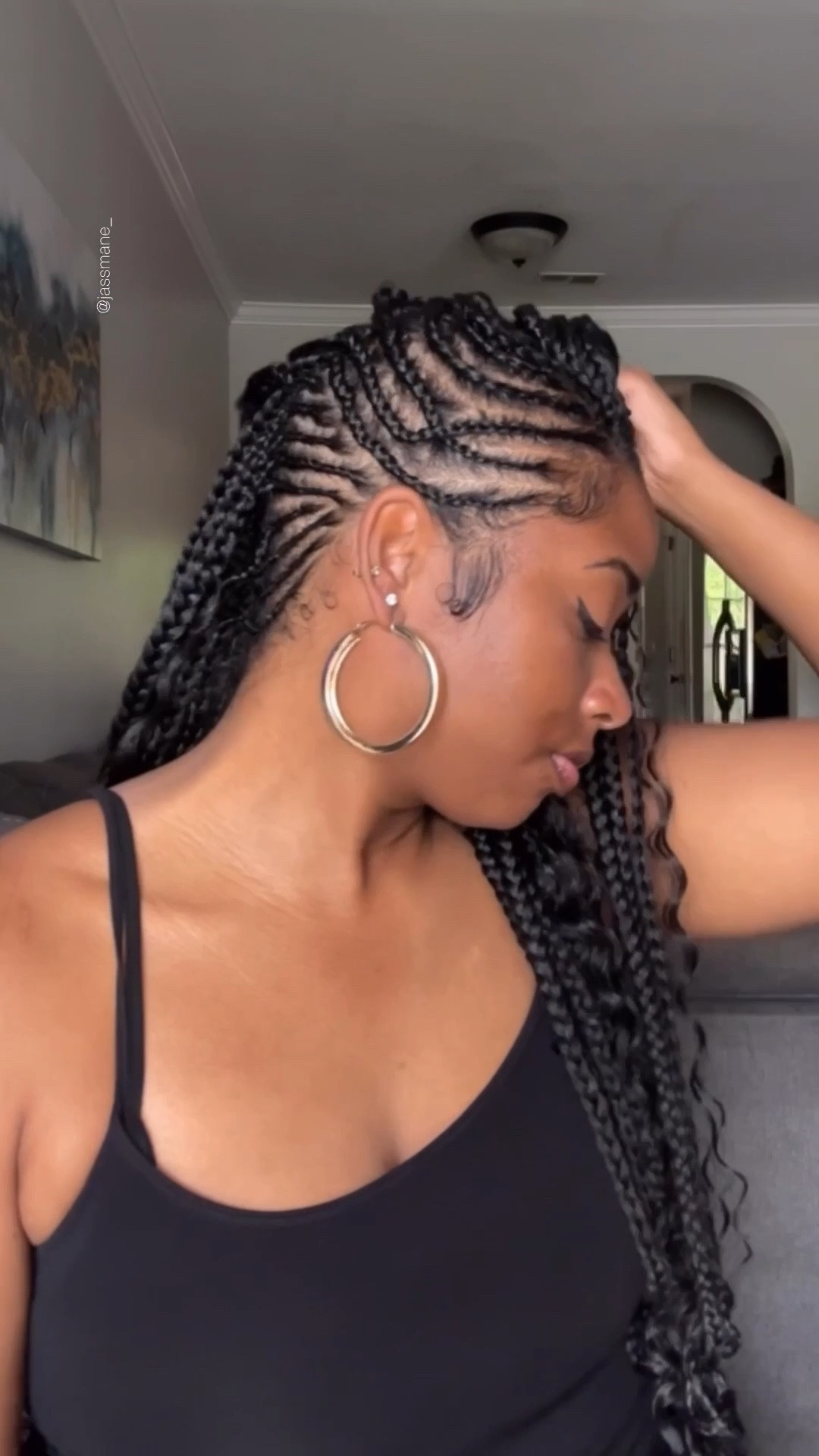 DIY Boho Mohawk Braids - Trending 2025 Protective Style