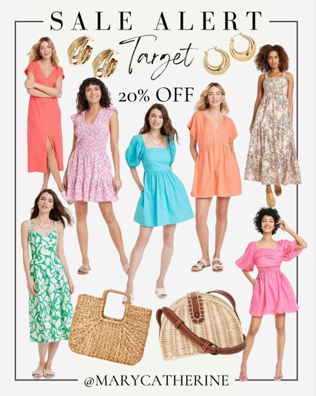 Target 20% off spring dress | Vacation dress | Summer bag | target style | target fashion 


#LTKunder50 #LTKsalealert #LTKunder100