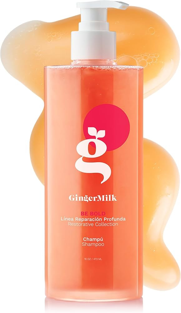 Ginger Milk Natural Care Intensive Repair Shampoo for Dry/Damaged Hair due to Coloring, Chemical ... | Amazon (US)