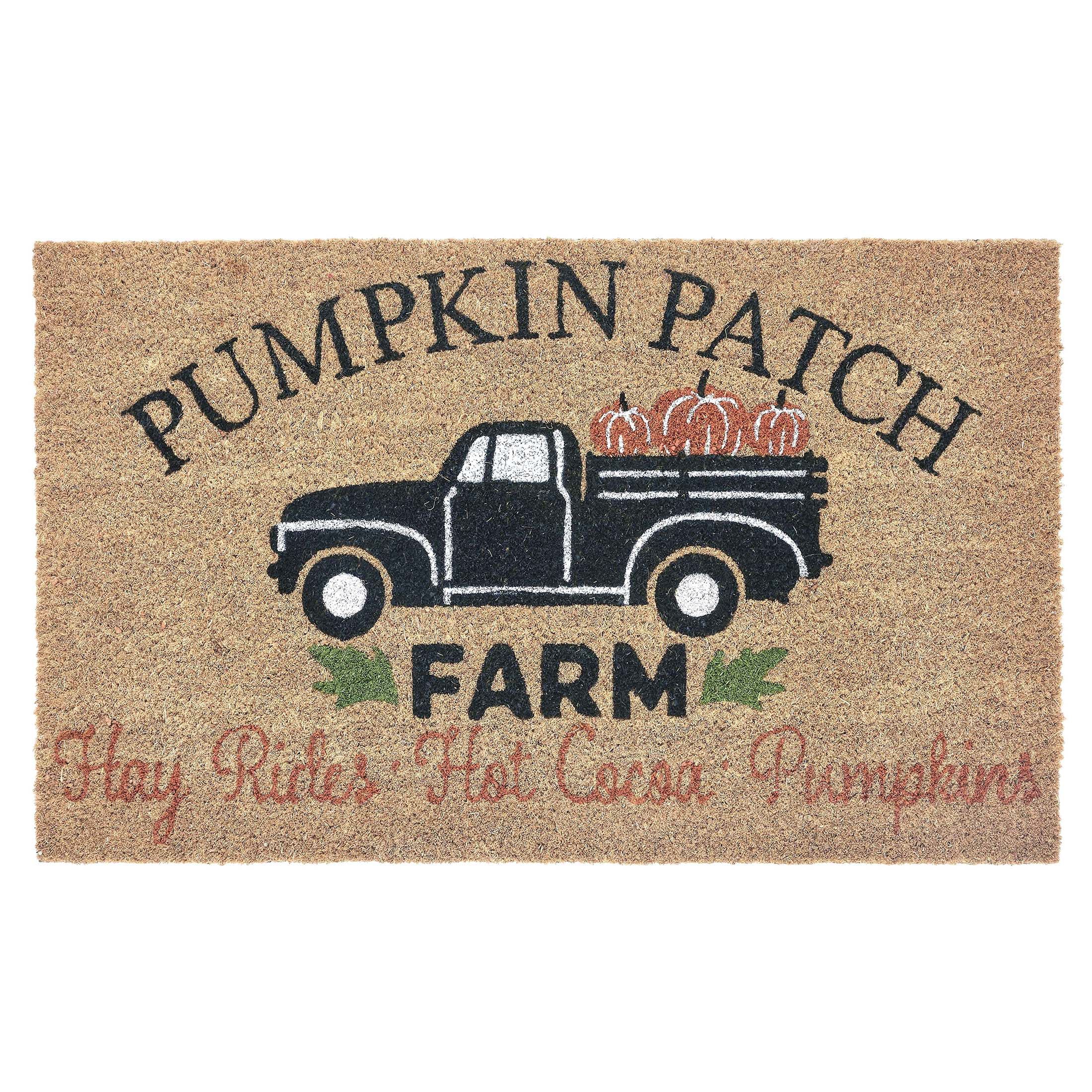 Mainstays Pumpkin Patch Farm Coir Doormat 18" x 30" | Walmart (US)