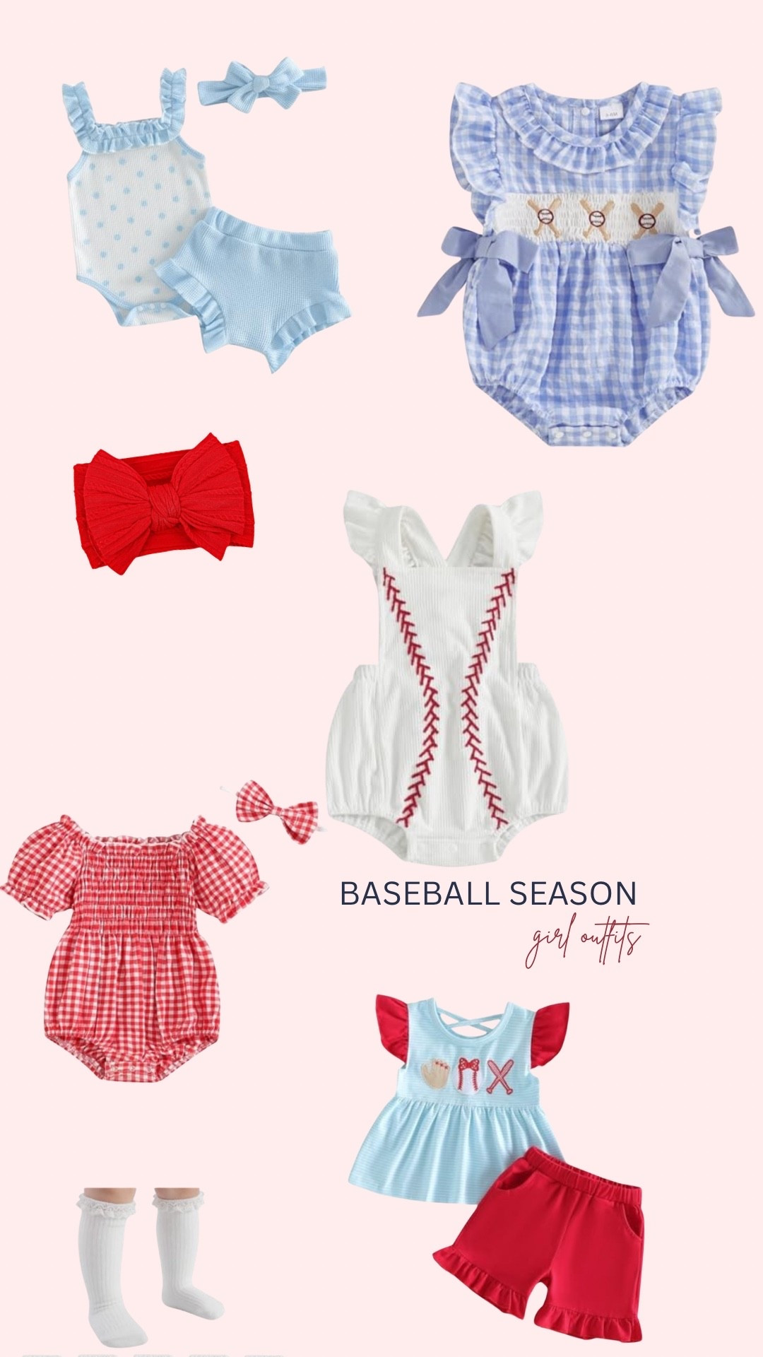 Baseball season! ⚾️❤️ baby/toddler girl baseball outfits perfect for the ball field 

#LTKKids #LTKSeasonal #LTKBaby