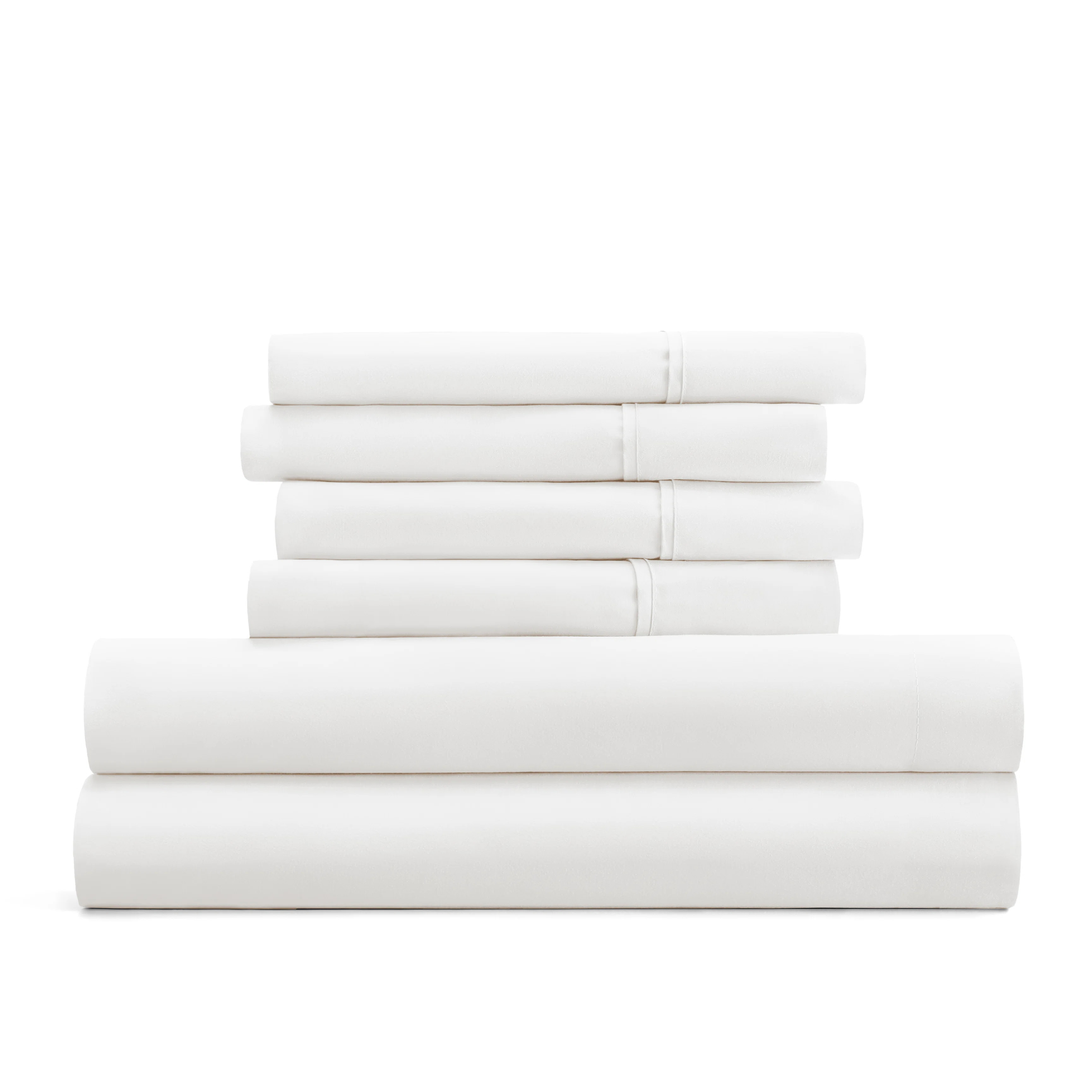 Becky Cameron Simply Soft Brushed Microfiber Solid 6 Piece Sheet Set & Reviews | Wayfair | Wayfair North America