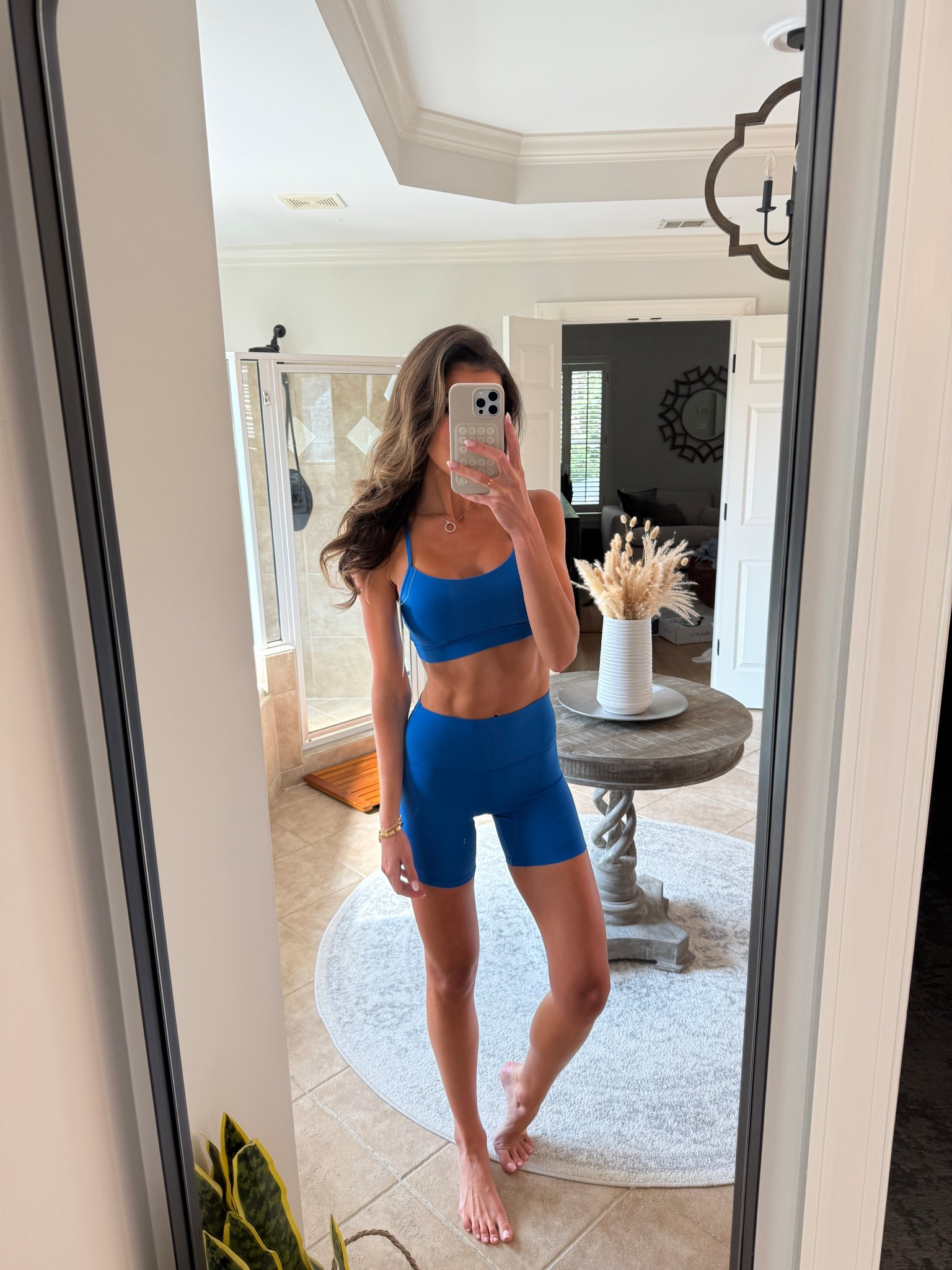 Amazon workout set. Size small. Very comparable to Lululemon. Sports bra is padded with great support.

#LTKSummerEdit #LTKActive #LTKSeasonal