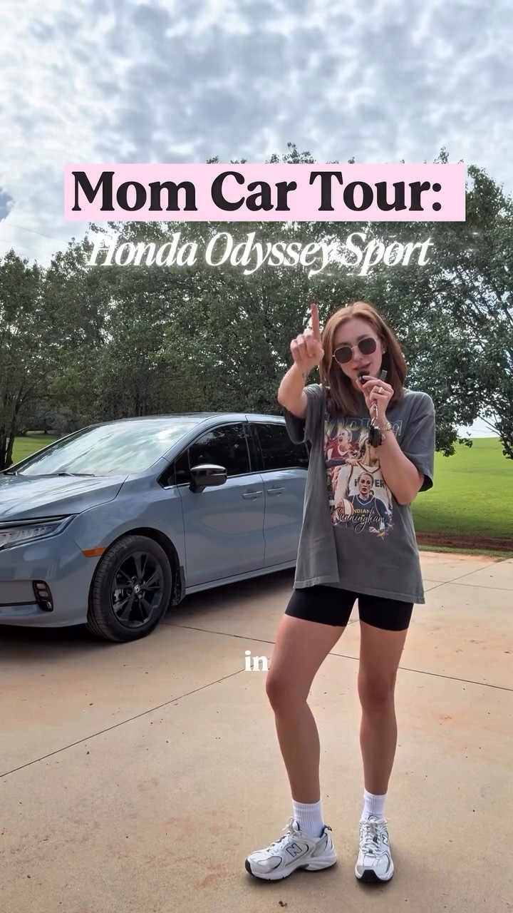Now I need to figure out what to name her… 🚗🚗🚗 Say MINIVAN for the 🔗 to my car essentials! 

 #minivanmom #minivanlife #hondaodyssey #hondaodysseysport #minivan @honda