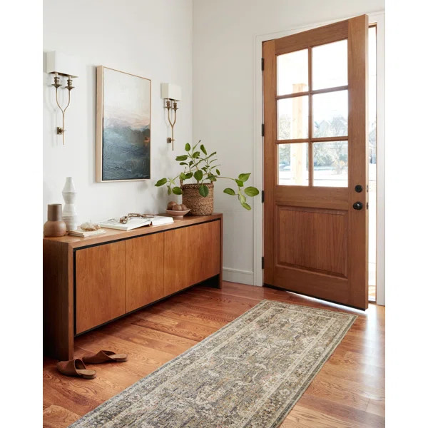 Chris Loves Julia x Loloi Rosemarie Oriental Sage Blush Area Rug | Wayfair North America