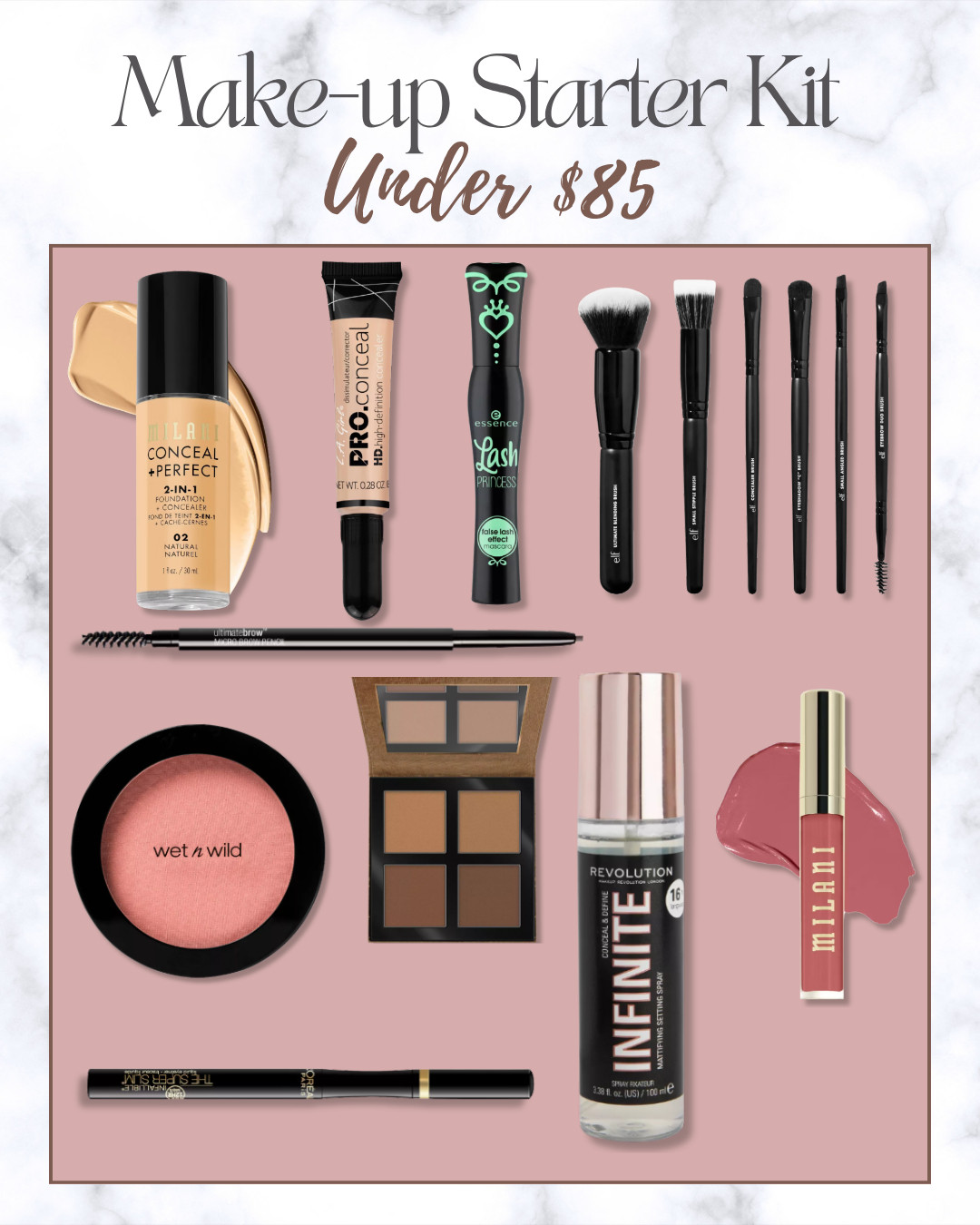 Makeup must-haves for under $80✨

This affordable starter kit includes everything you need to create a glowy, everyday look 💕

#MakeupStarterKit #AffordableMakeup #DrugstoreBeauty #MakeupForBeginners 

 

#LTKFindsUnder50 #LTKFindsUnder100 #LTKBeauty