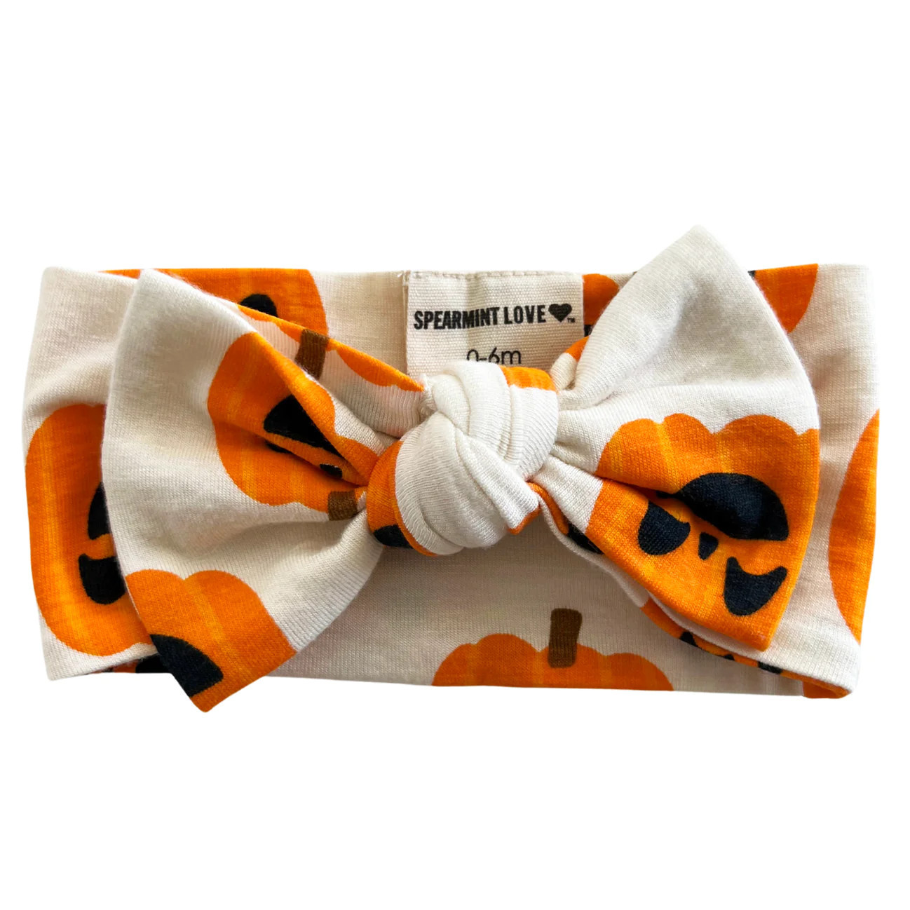 Knot Bow, Jack-O-Lantern | SpearmintLOVE