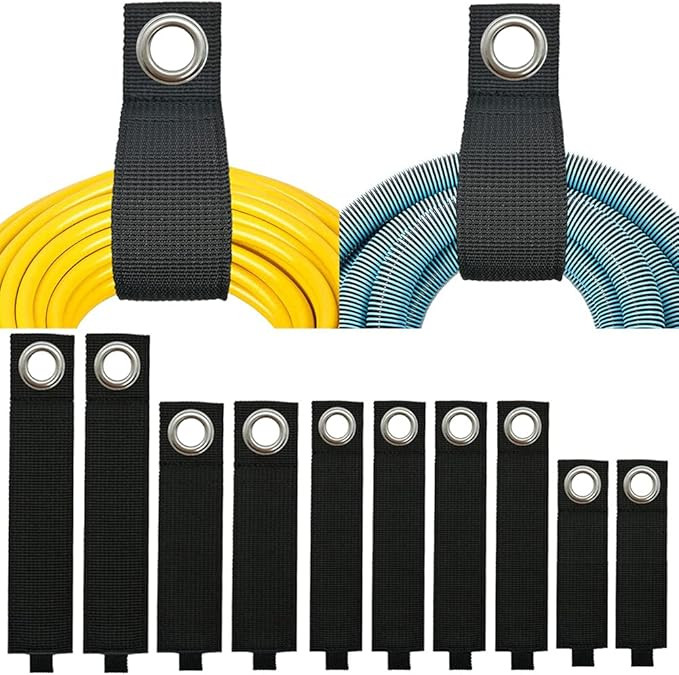 ZTSXLLIM Heavy-Duty Storage Straps (Assorted 10 Pack) - Extension Cord Storage, Organizer, Cord W... | Amazon (US)