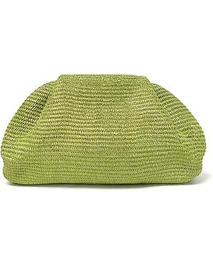 Straw Clutch Purse for Women,Woven Clutch Bags,Pleated Clutch Purse,Fashion Beach bag for Summer ... | Amazon (US)